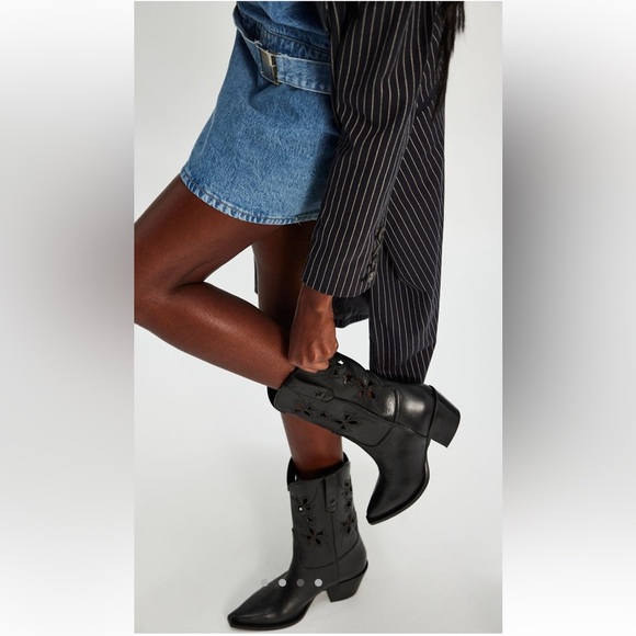 Free People FP Collection Lucky Day Western Boots - Picture 1 of 12